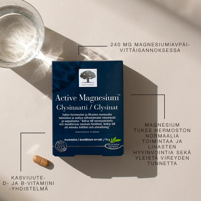 Active Magnesium Glysinaatti