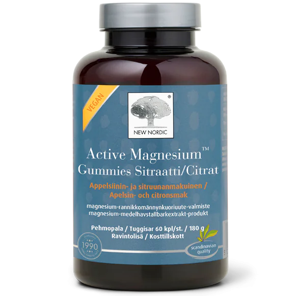 Active Magnesium Gummies Sitraatti