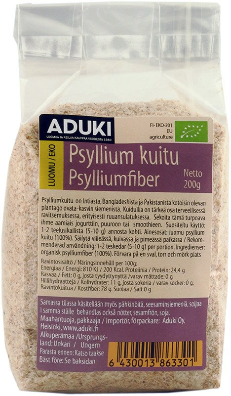 Aduki Luomu Psyllium-Aduki-Hyvinvoinnin Tavaratalo