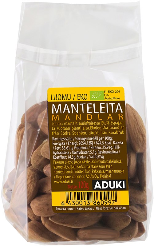 Aduki Luomu Manteli