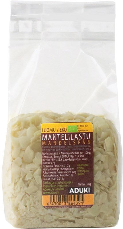 Aduki Luomu Mantelilastu
