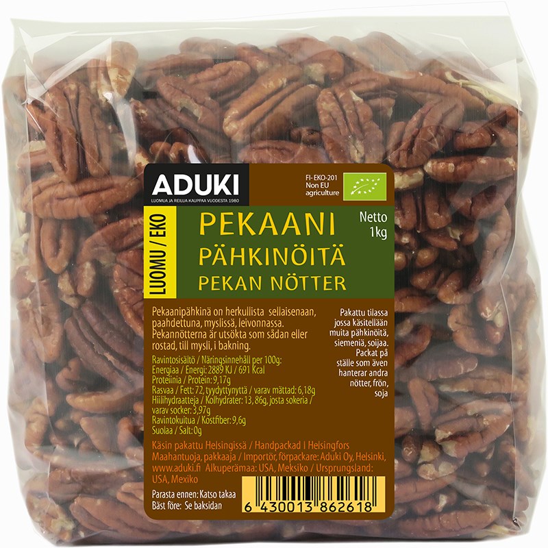 Aduki Luomu Pekaanipähkinä