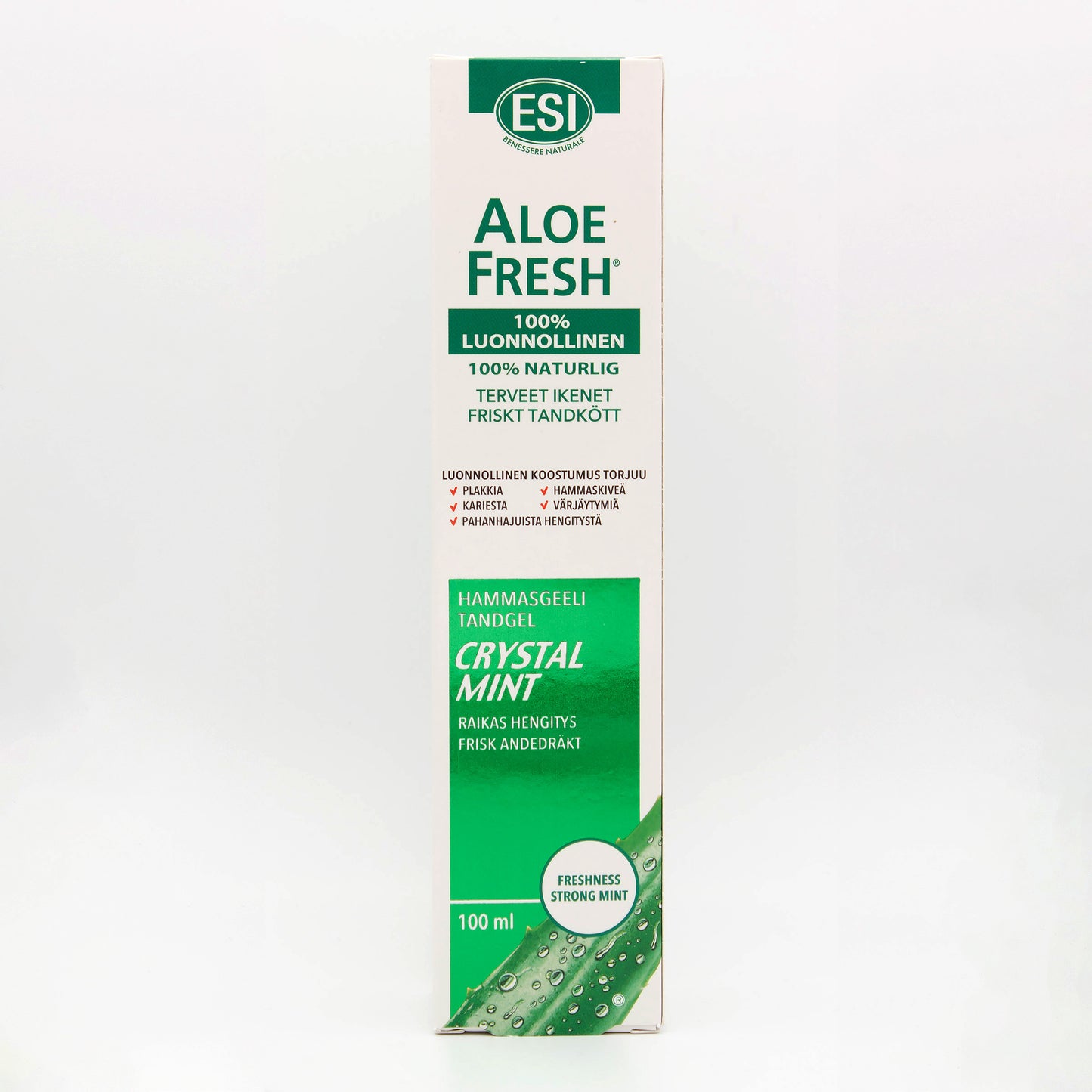 ESI Aloe Fresh Crystal Mint Hammastahna-ESI-Hyvinvoinnin Tavaratalo