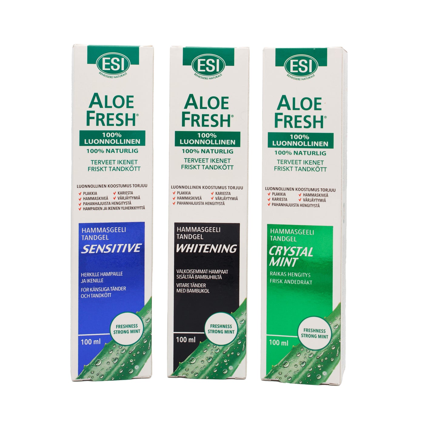 ESI Aloe Fresh Crystal Mint Hammastahna-ESI-Hyvinvoinnin Tavaratalo