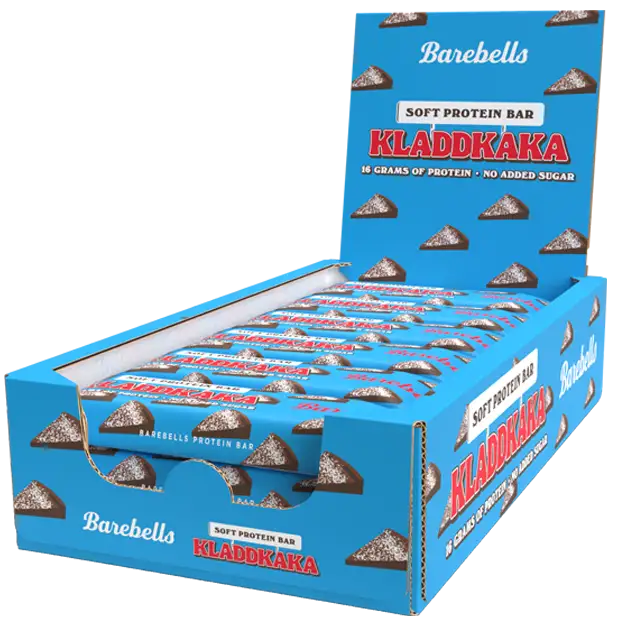 Barebells Soft Kladdkaka 12 patukan laatikko – proteiinipatukan monipakkaus