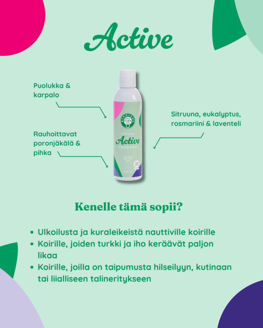 Berry OMG Refreshing Active Shampoo-Berry OMG-Hyvinvoinnin Tavaratalo