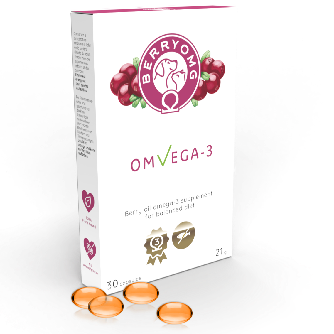 Berry OMG OMvEGA-3-Berry OMG-Hyvinvoinnin Tavaratalo