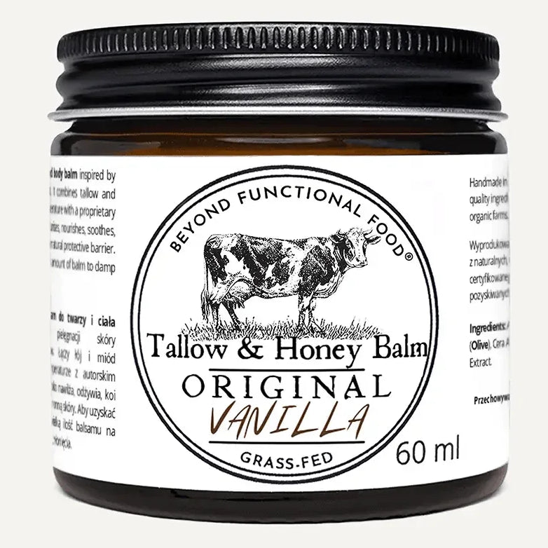 Beyond ORIGINAL Vanilja Tallow & Honey -talivoide – grass-fed naudan tali, hunaja ja vanilja, 60 ml
