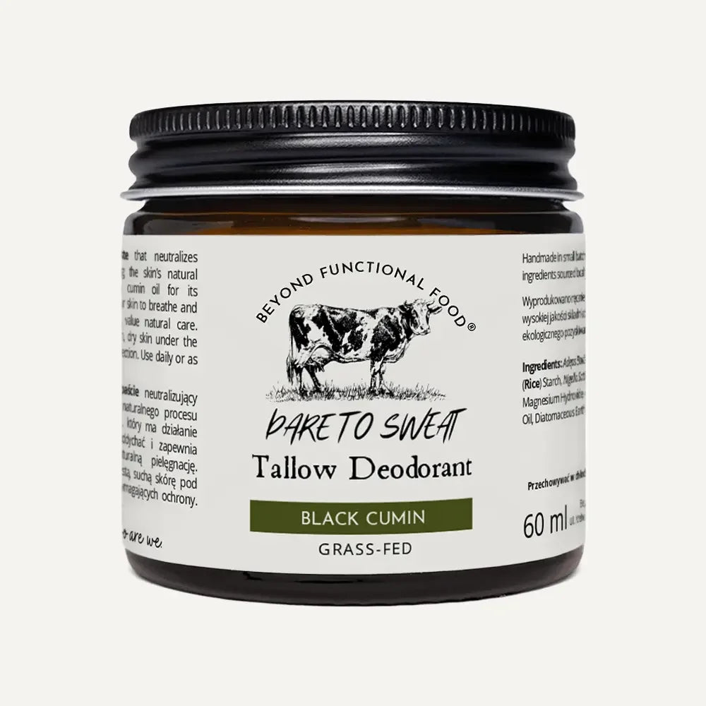Beyond Functional Food DARE to SWEAT talideodorantti Black Cumin, alumiiniton mustakumina, 60 ml