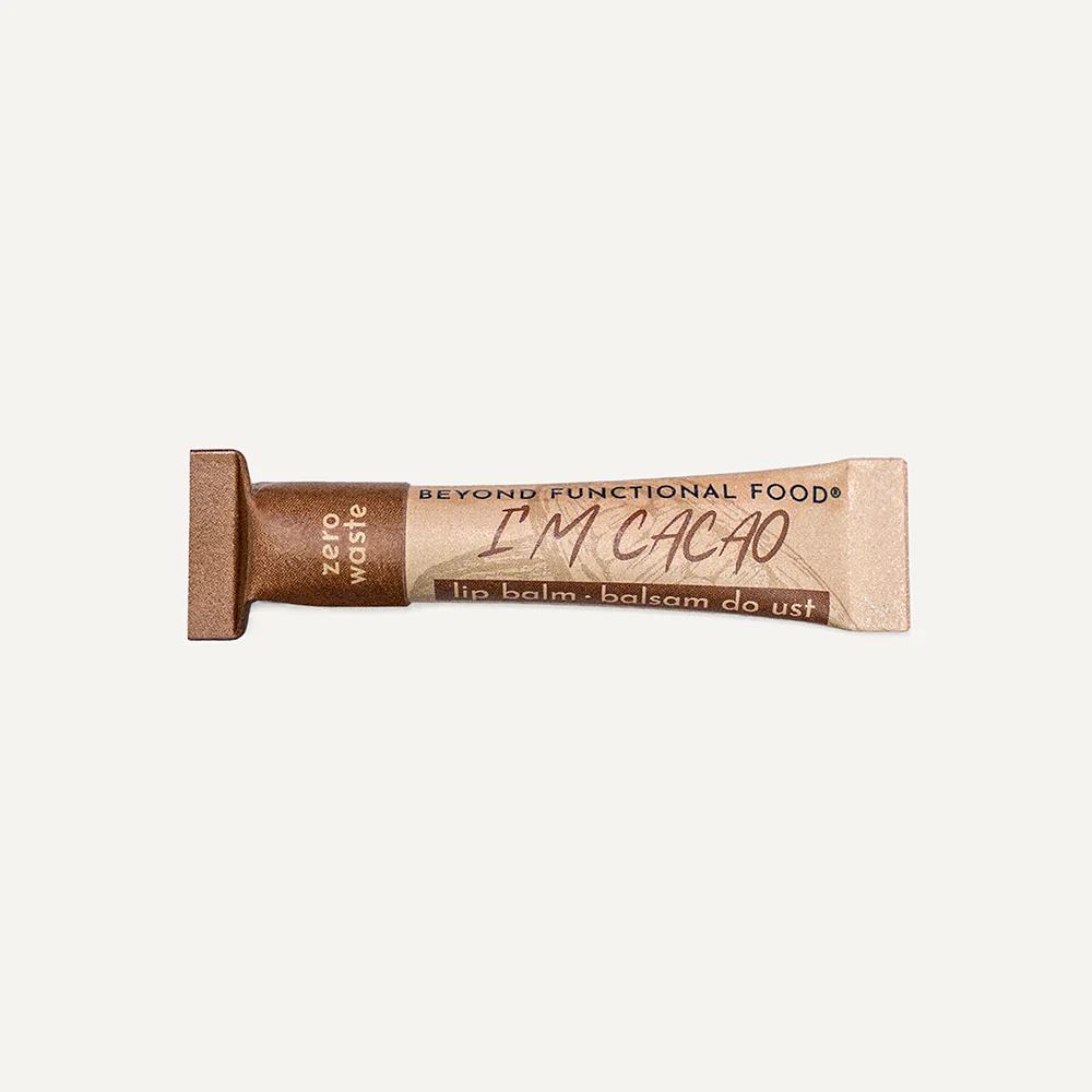 Beyond Functional Food CACAO talihuulivoide, kaakaon tuoksuinen balsami huulille ja keholle, 6 ml