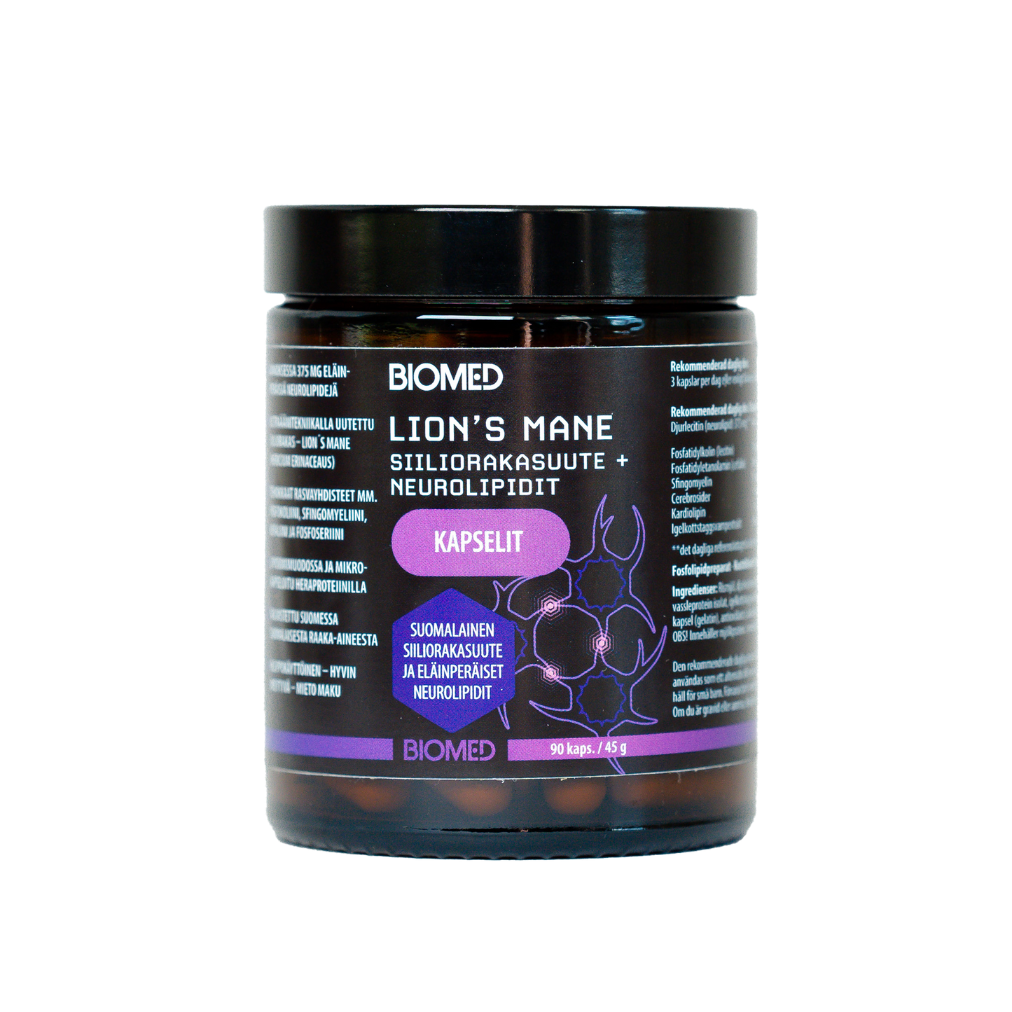 Biomed Lions Mane Neuroliposomi-Biomed-Hyvinvoinnin Tavaratalo