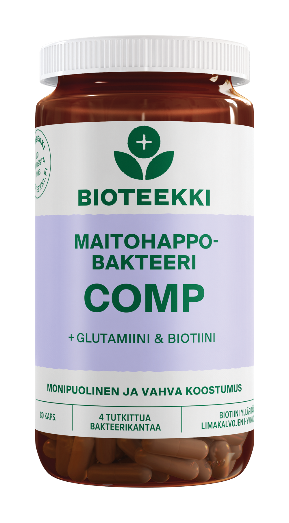 Bioteekki Maitohappobakteeri Comp-Bioteekin-Hyvinvoinnin Tavaratalo