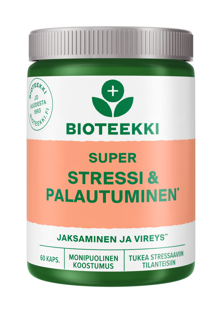 Bioteekki Super Stressi & Palautuminen-Bioteekin-Hyvinvoinnin Tavaratalo