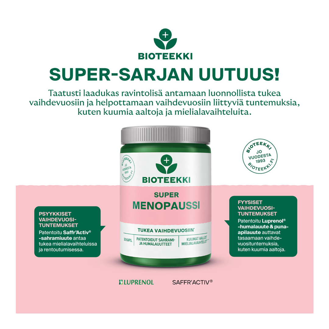Bioteekki Super Menopaussi-Bioteekin-Hyvinvoinnin Tavaratalo
