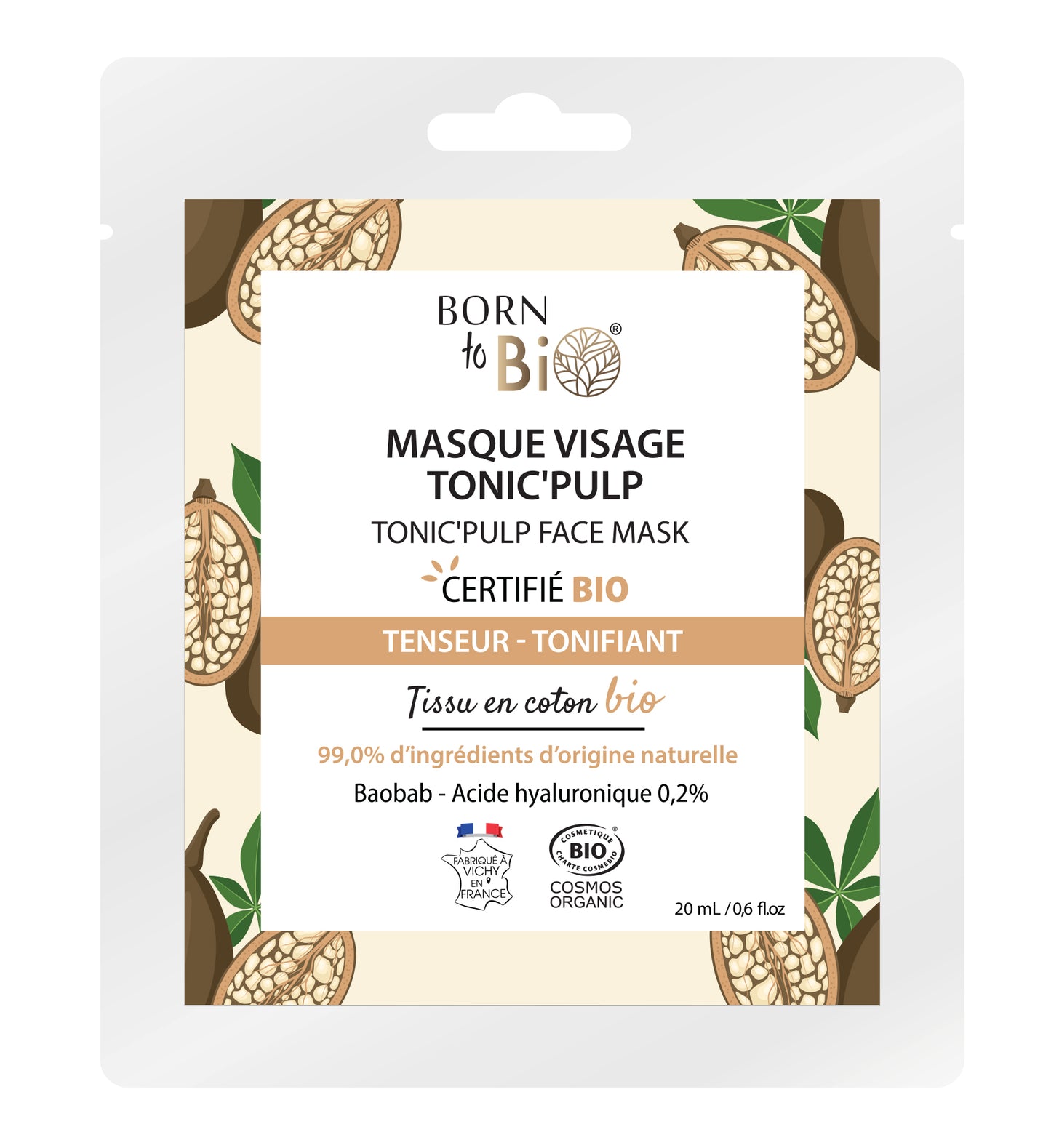 Born to Bio Tonic Pulp Face Sheet Mask-Born to Bio-Hyvinvoinnin Tavaratalo