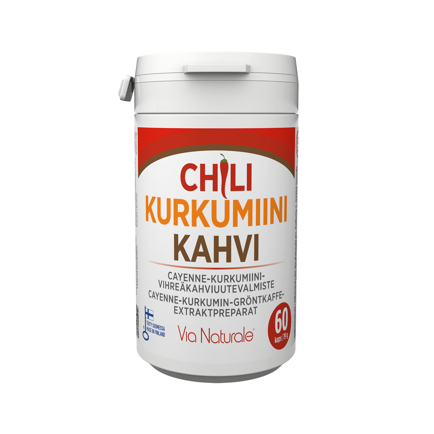 Chili - Kurkumiini - Kahvi