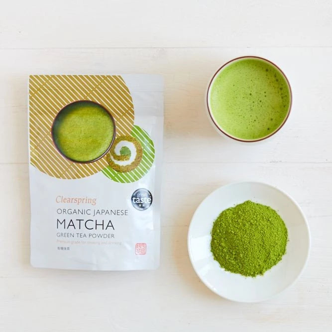 Clearspring Luomu Matcha-teejauhe Premium Grade