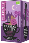 Clipper Arabian Nights luomuhauduke 20 pussia – mausteinen kaneli-, neilikka- ja ruusuhauduke
