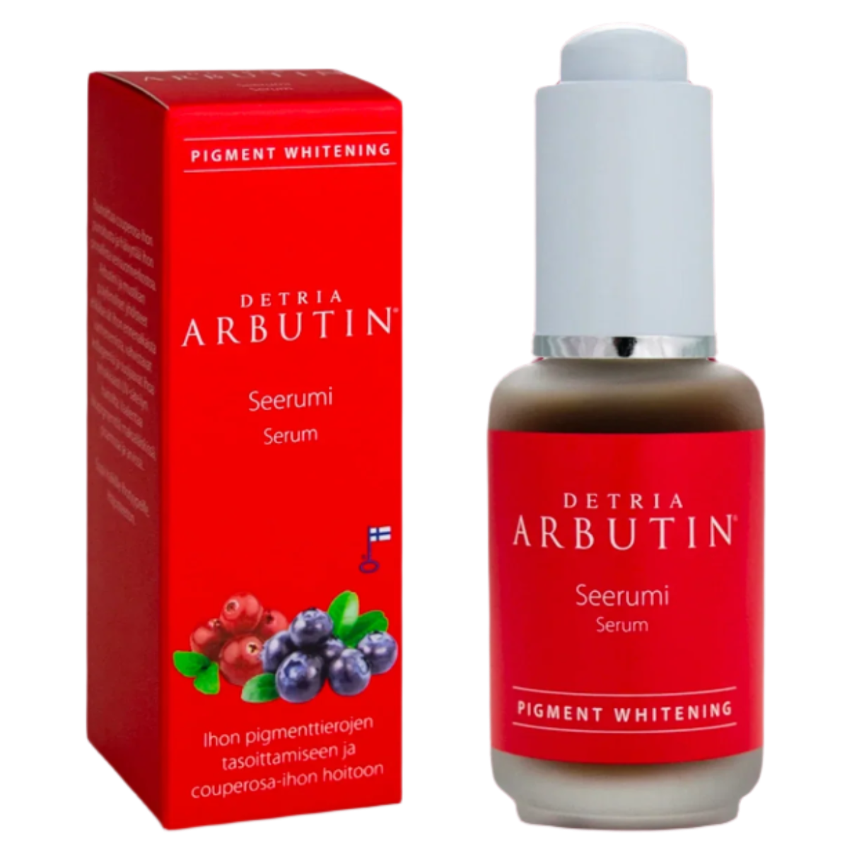 Detria Arbutin Lahjapakkaus Seerumi & Yövoide-Detria Arbutin-Hyvinvoinnin Tavaratalo
