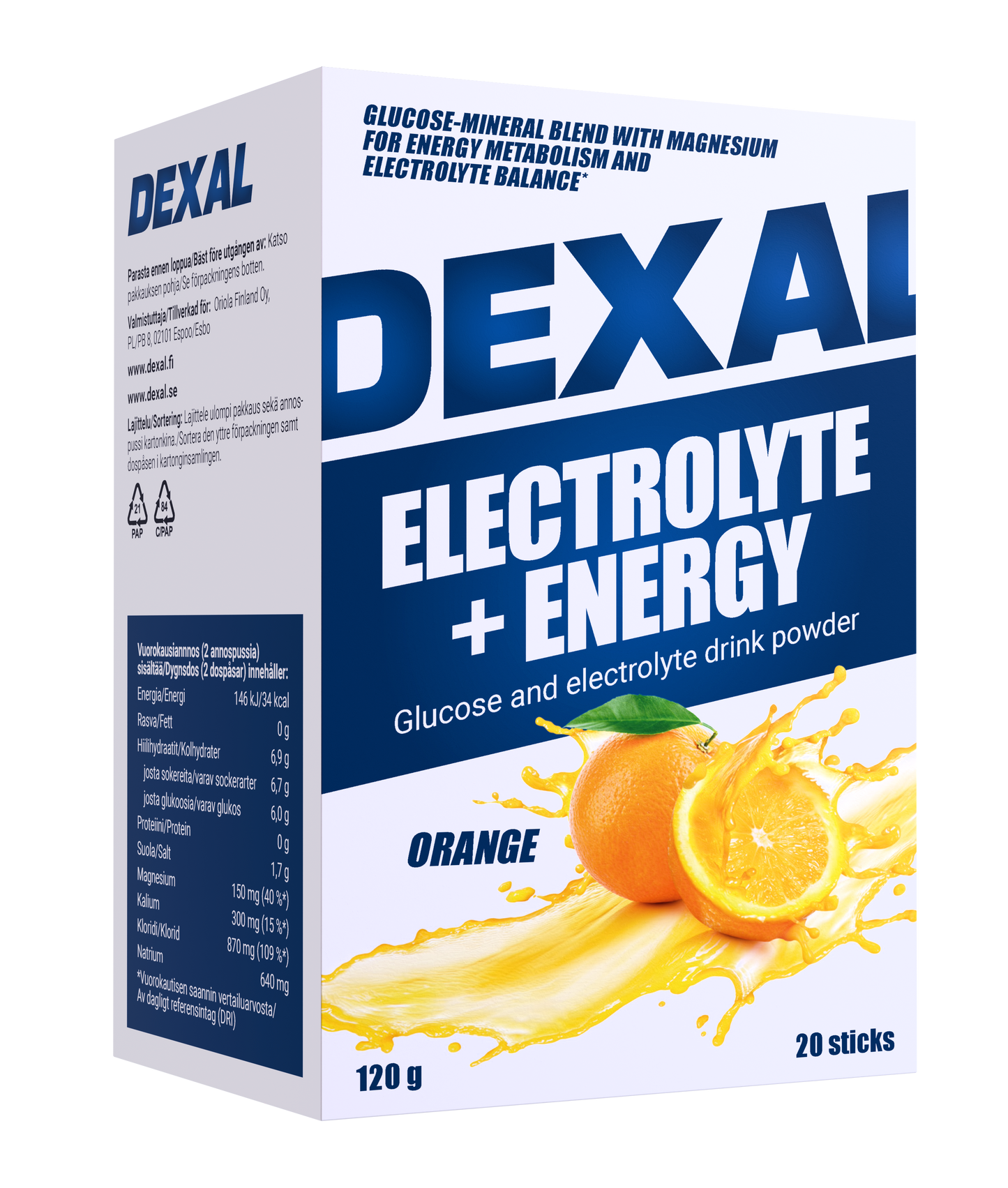 Dexal Electrolyte + Energy-Dexal-Hyvinvoinnin Tavaratalo