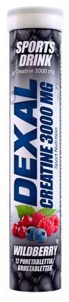 Dexal Kreatiini Poretabletti 3000 mg-Dexal-Hyvinvoinnin Tavaratalo