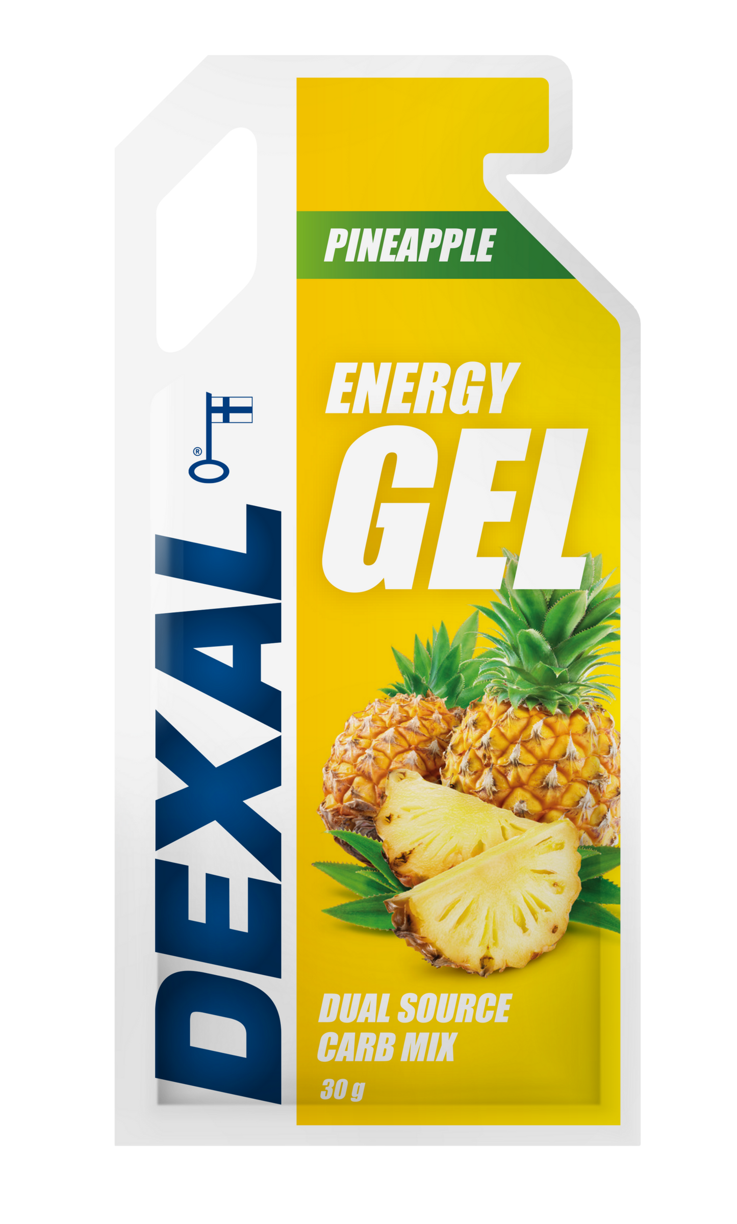 Dexal Energy Gel Ananas 30 g – suomalainen energiageeli kestävyyssuoritukseen 