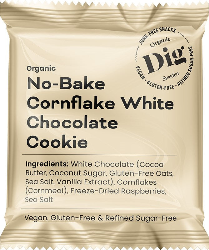 Dig Luomu Cornflake-Valkosuklaakeksi-Dig-Hyvinvoinnin Tavaratalo