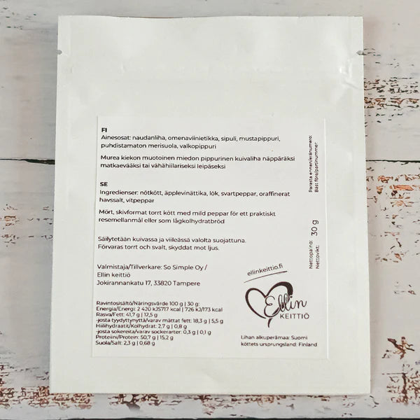 Ellin Lihakiekko Pippurinen-Ellin keittiö-Hyvinvoinnin Tavaratalo