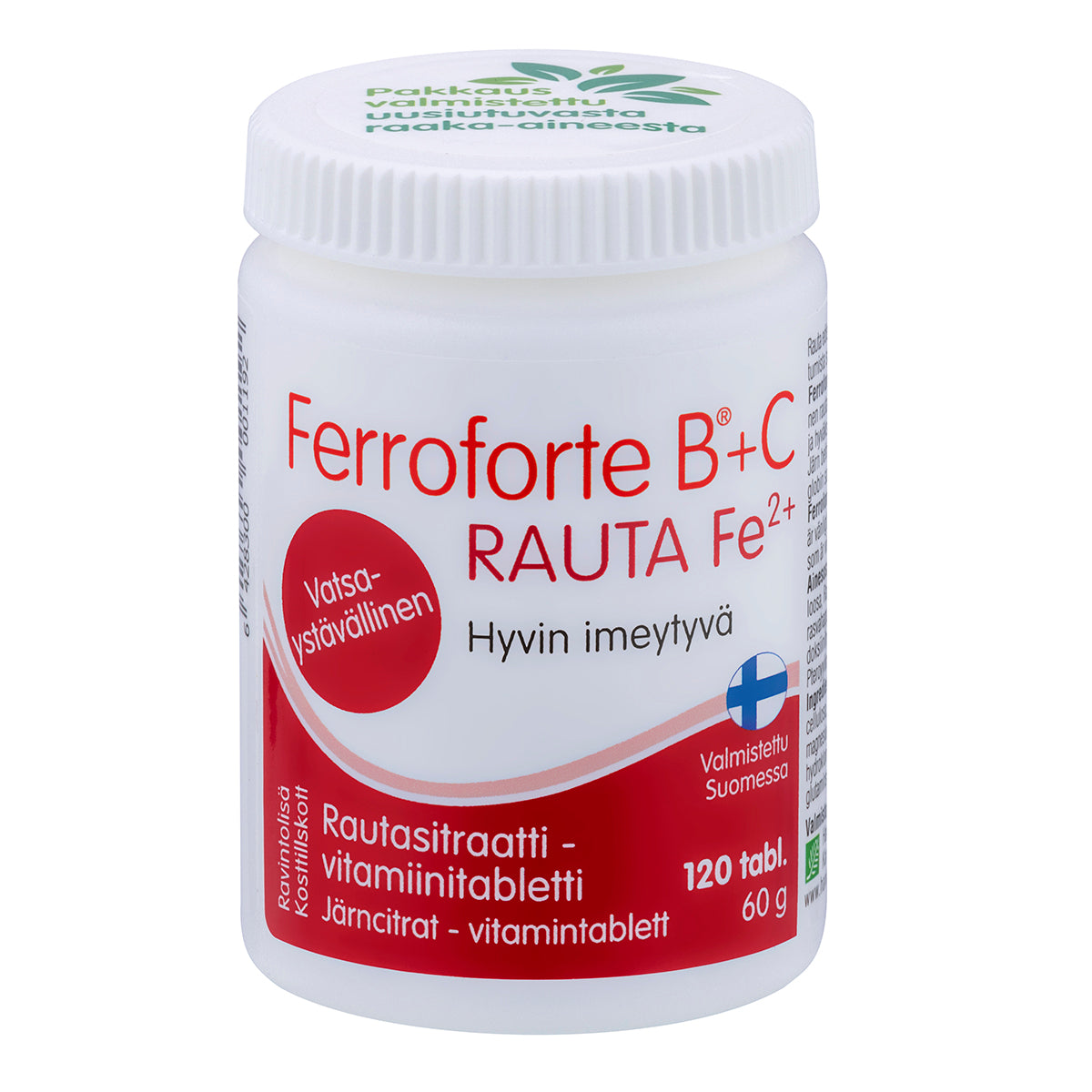Ferroforte B + C rautatabletit-Hankintatukku-Hyvinvoinnin Tavaratalo