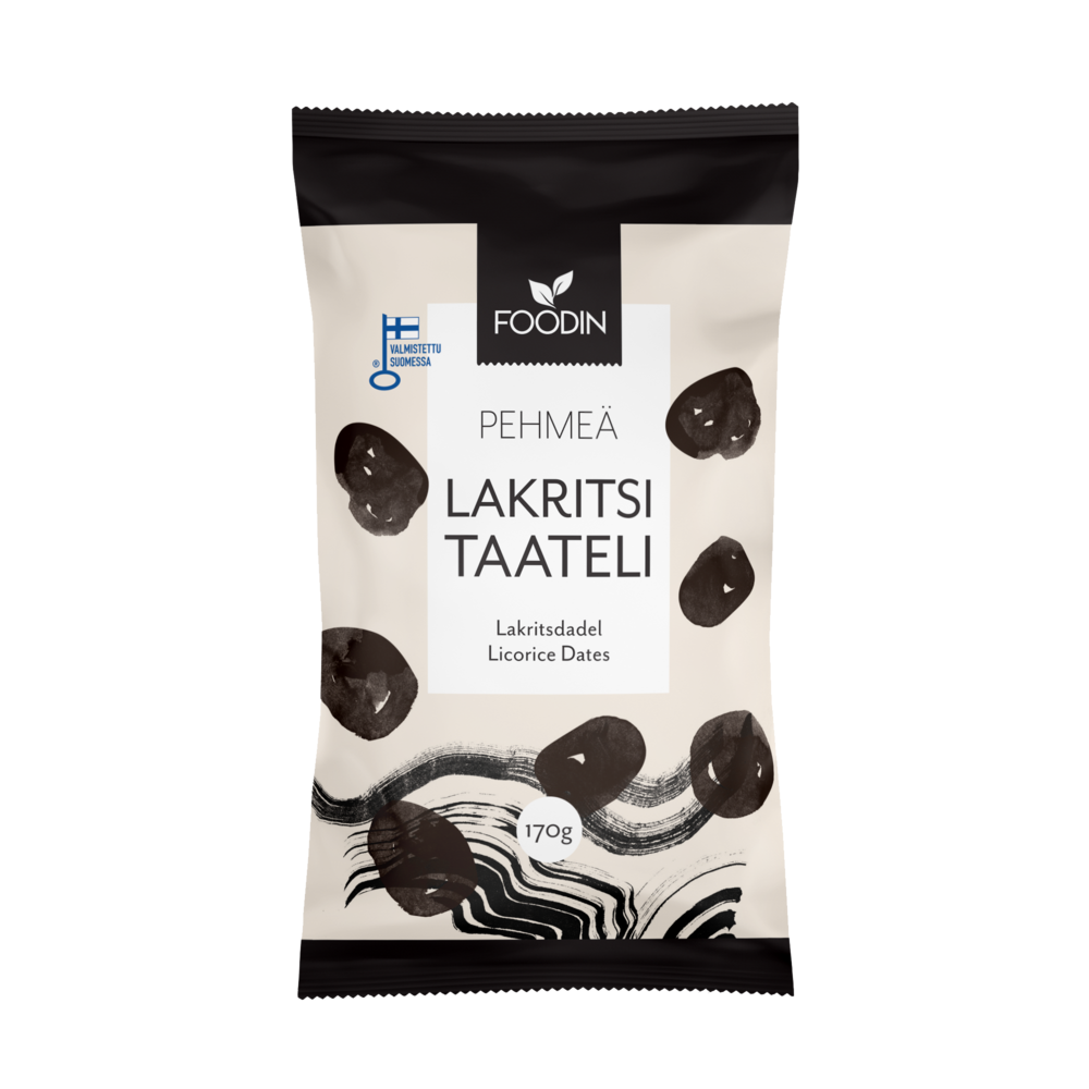 Foodin Lakritsitaateli-Foodin-Hyvinvoinnin Tavaratalo
