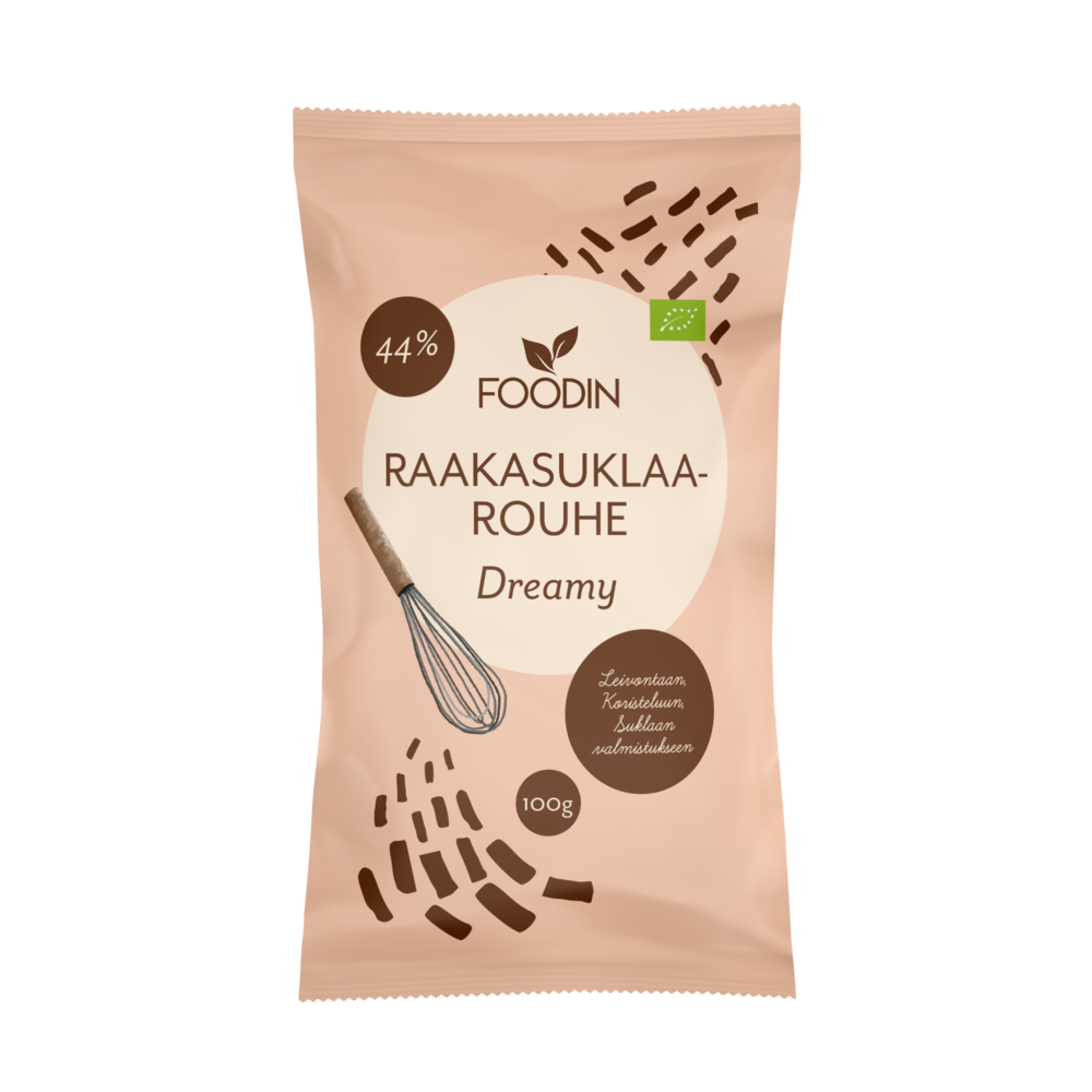 Foodin Luomu Raakasuklaarouhe Dreamy-Foodin-Hyvinvoinnin Tavaratalo