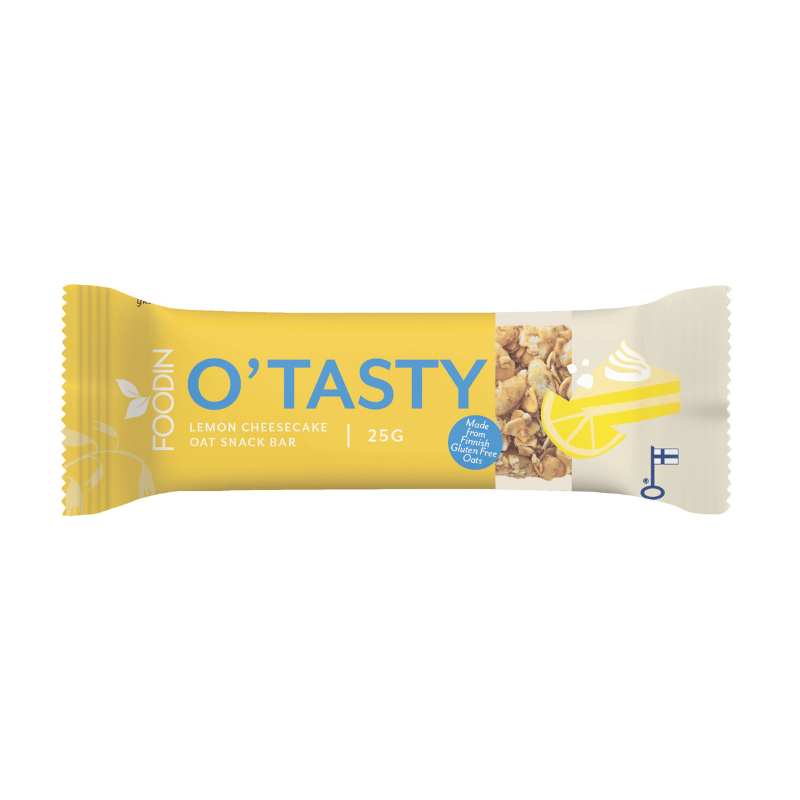 Foodin O`Tasty Oat Bar Lemon Cheesecake-Foodin-Hyvinvoinnin Tavaratalo