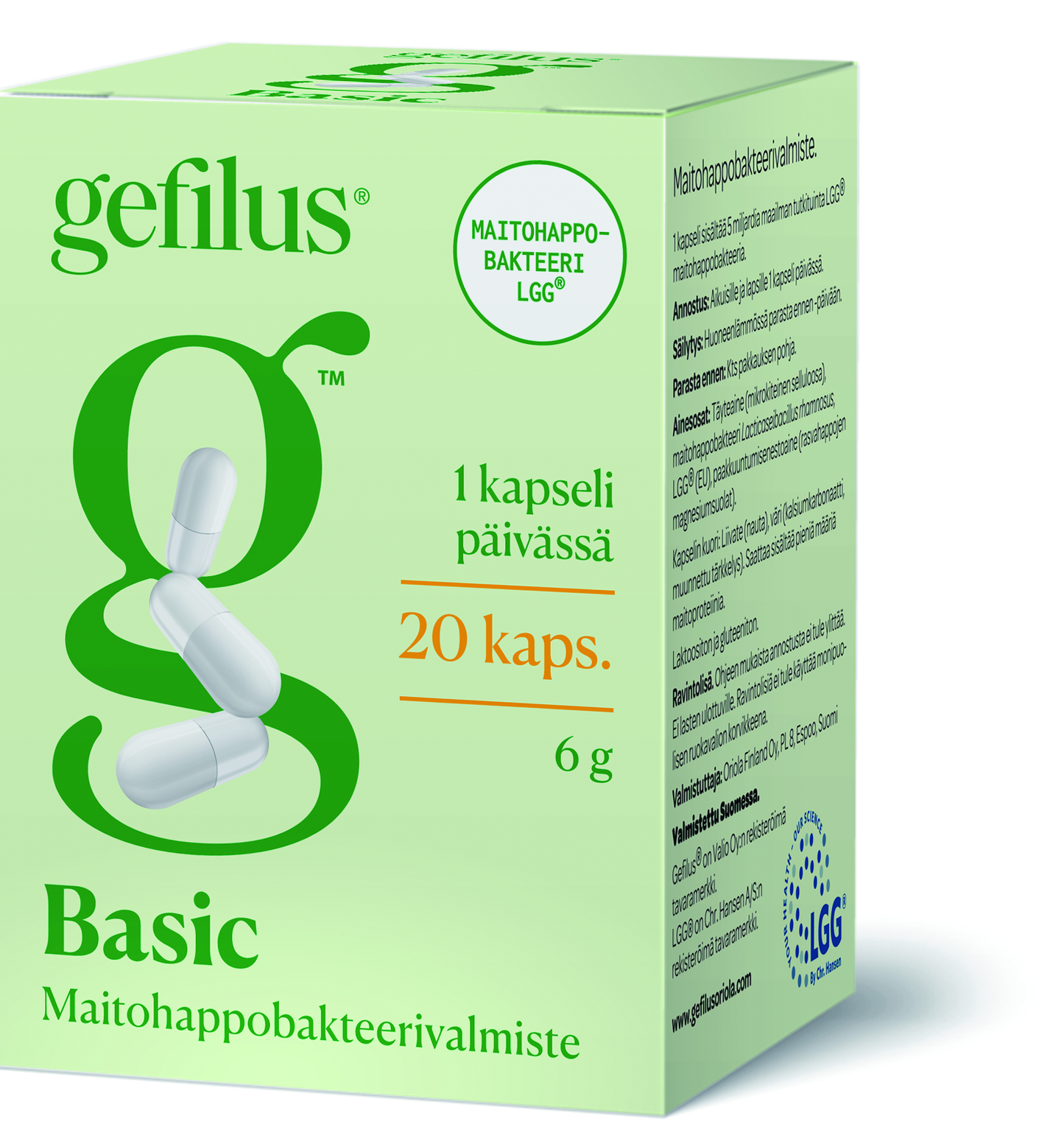 Gefilus Basic Maitohappobakteeri-Gefilus-Hyvinvoinnin Tavaratalo