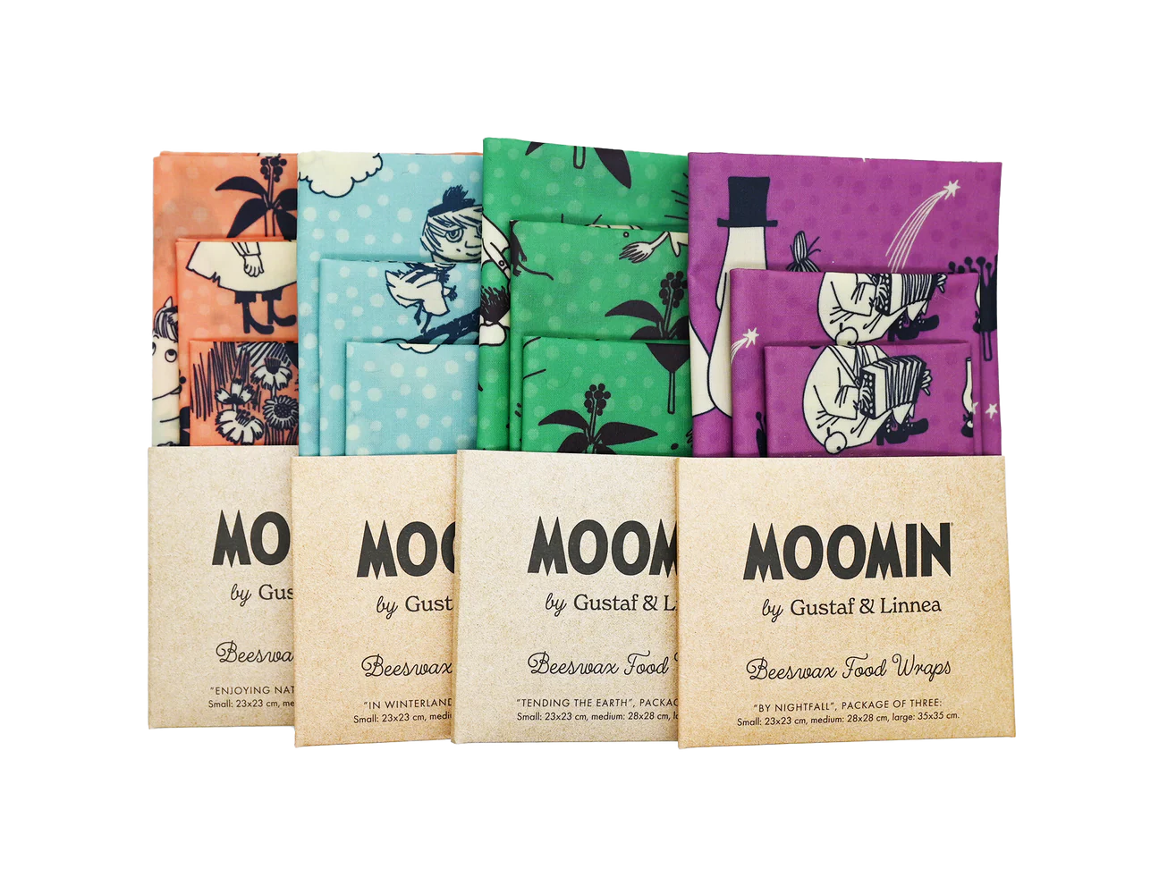 Gustaf & Linnea Muumi Mehiläisvahakääre 3-pack-Gustaf & Linnea-Hyvinvoinnin Tavaratalo