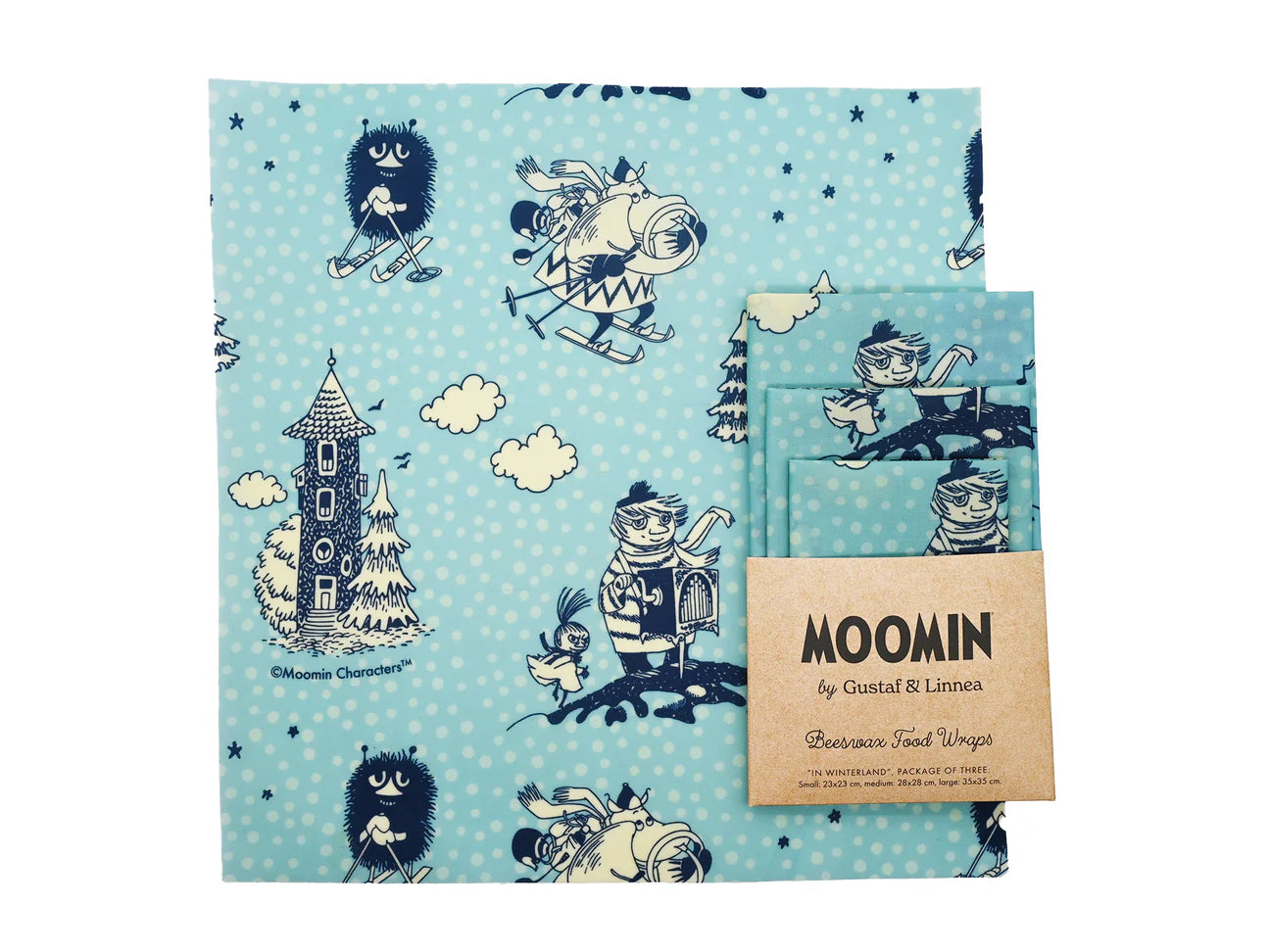 Gustaf & Linnea Muumi Mehiläisvahakääre 3-pack-Gustaf & Linnea-Hyvinvoinnin Tavaratalo