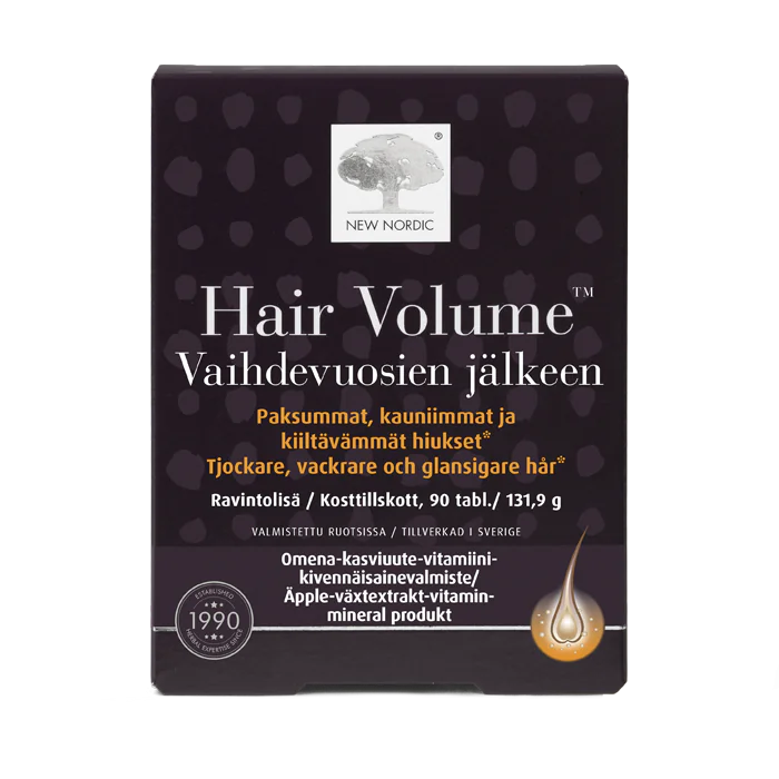 Hair Volume Vaihdevuosien jälkeen-New Nordic-Hyvinvoinnin Tavaratalo