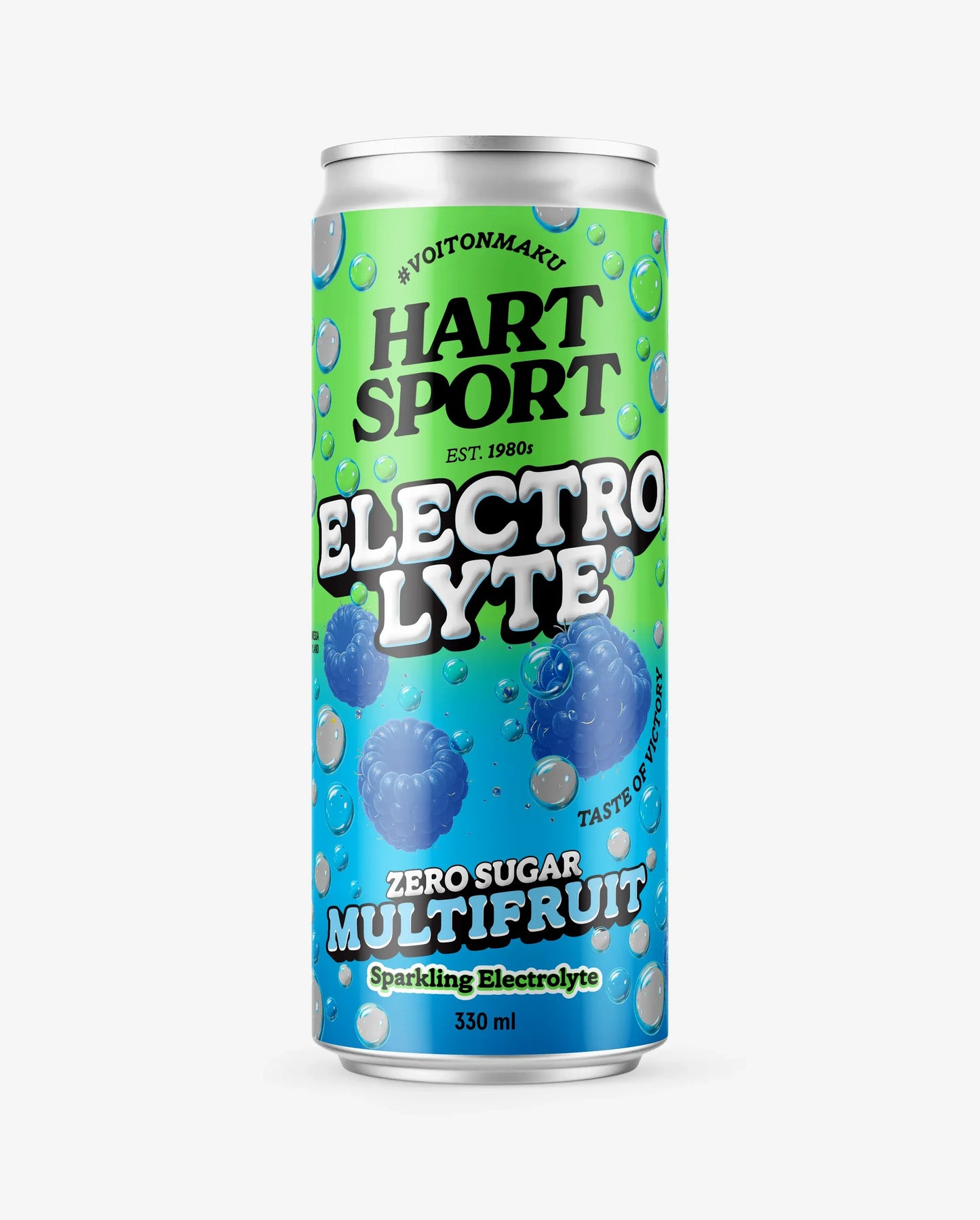 Hart-Sport Electrolyte Multifruit 330 ml – sokeriton, hiilihapotettu elektrolyyttijuoma