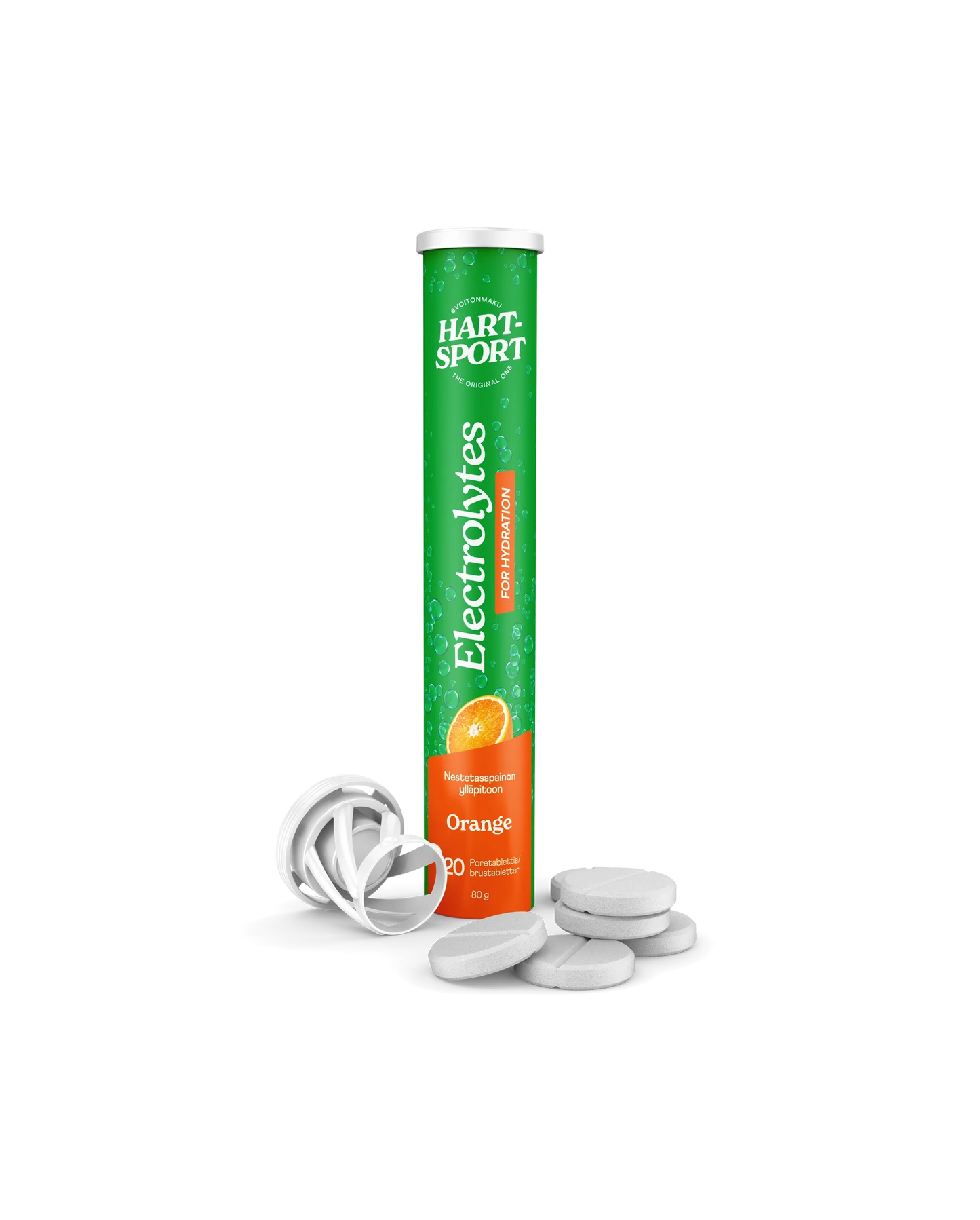 Hart-Sport Electrolytes Poretabletti Appelsiini-Hart-Sport-Hyvinvoinnin Tavaratalo