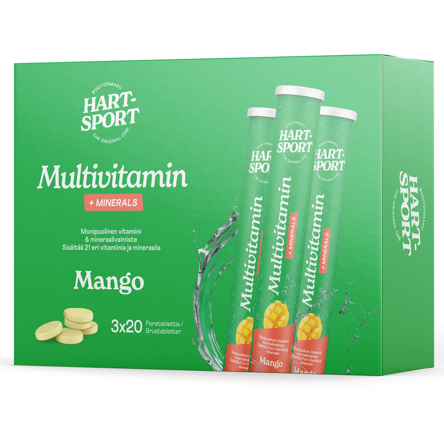 Hart-Sport Monivitamiini + Mineraaliporetabletti