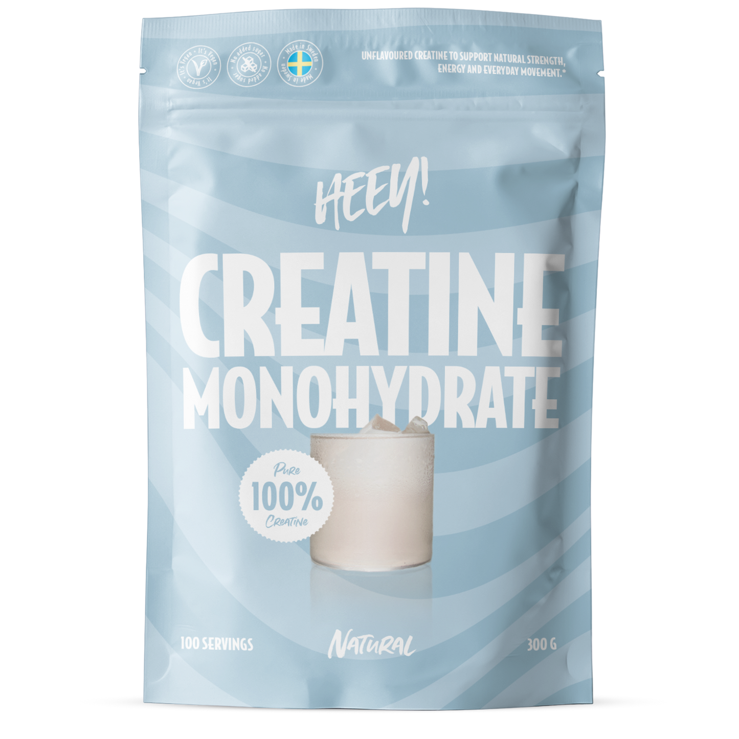 Heey! Creatine Monohydrate Natural-Heey!-Hyvinvoinnin Tavaratalo