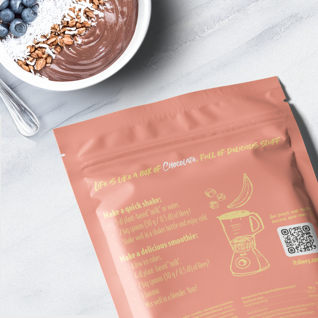 Heey! Plant Protein Chocolate-Heey!-Hyvinvoinnin Tavaratalo