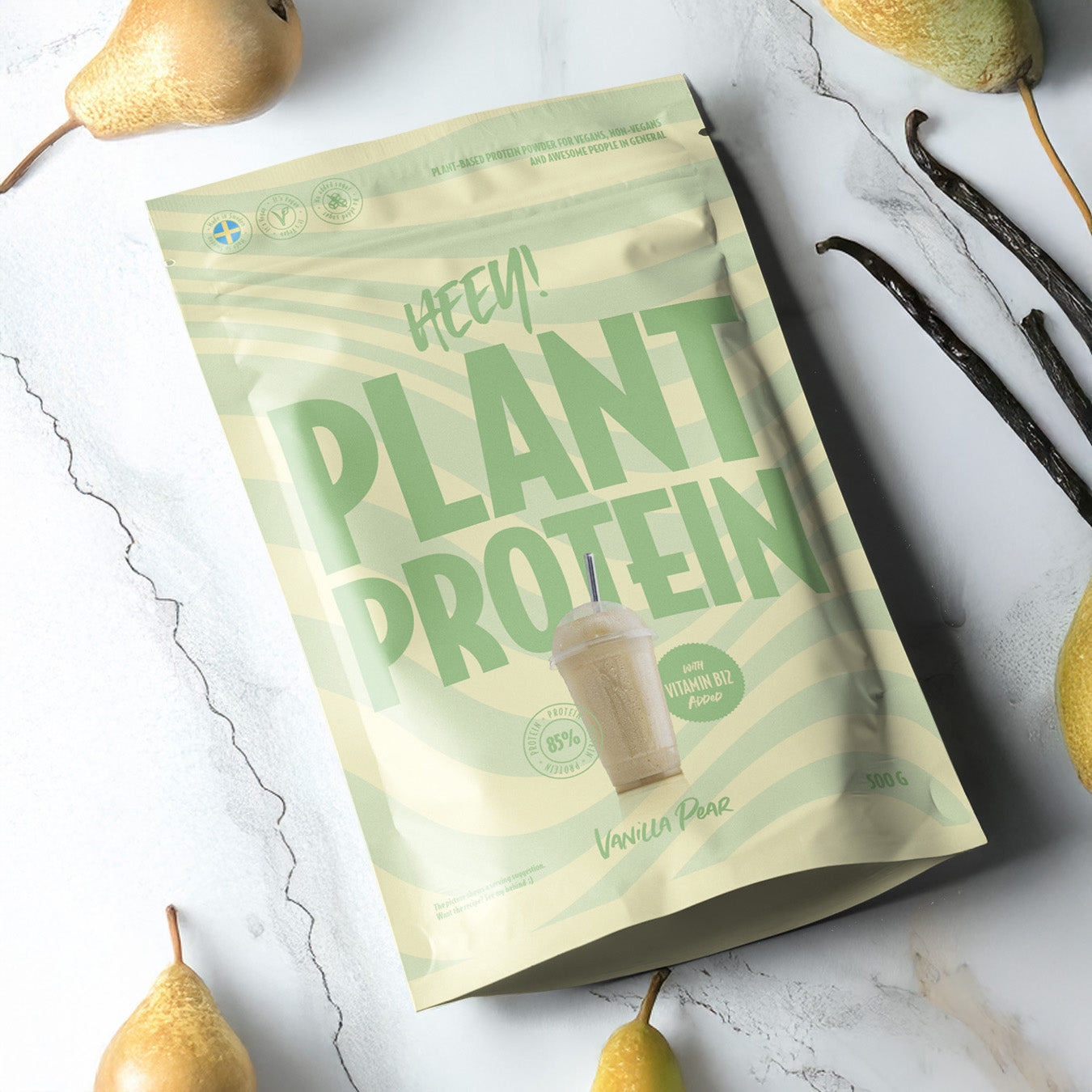 Heey! Plant Protein Vanilla-Pear-Heey!-Hyvinvoinnin Tavaratalo