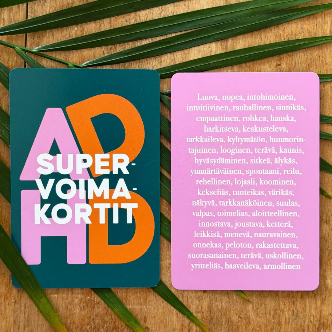 Hidasta Elämää ADHD-supervoimakortit