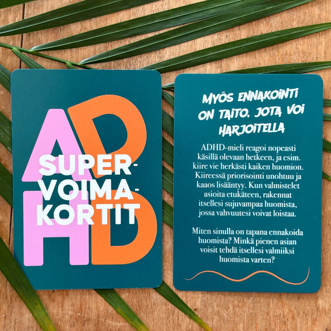 Hidasta Elämää ADHD-supervoimakortit