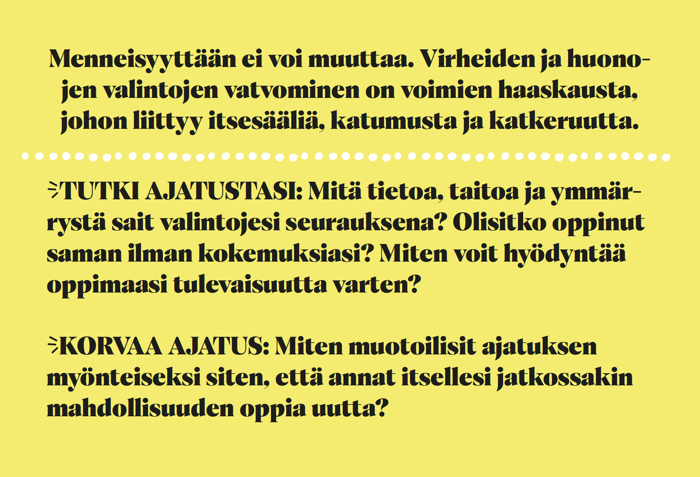 Hidasta Elämää Anna Itsellesi Mahdollisuus Asennekortit-Hidasta Elämää-Hyvinvoinnin Tavaratalo