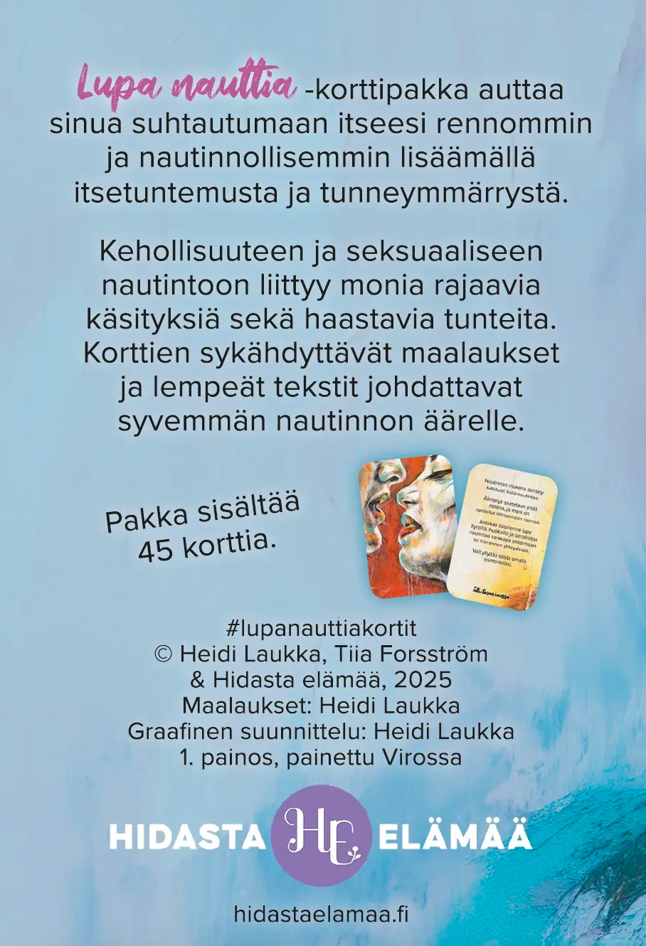 Hidasta Elämää Lupa nauttia -kortit