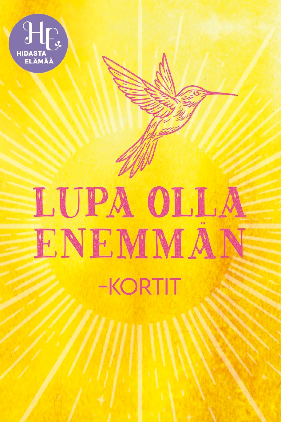 Lupa olla enemmän -kortit – psykologi Freia Luminkan 45 kortin pakka sisäisen kasvun tueksi 