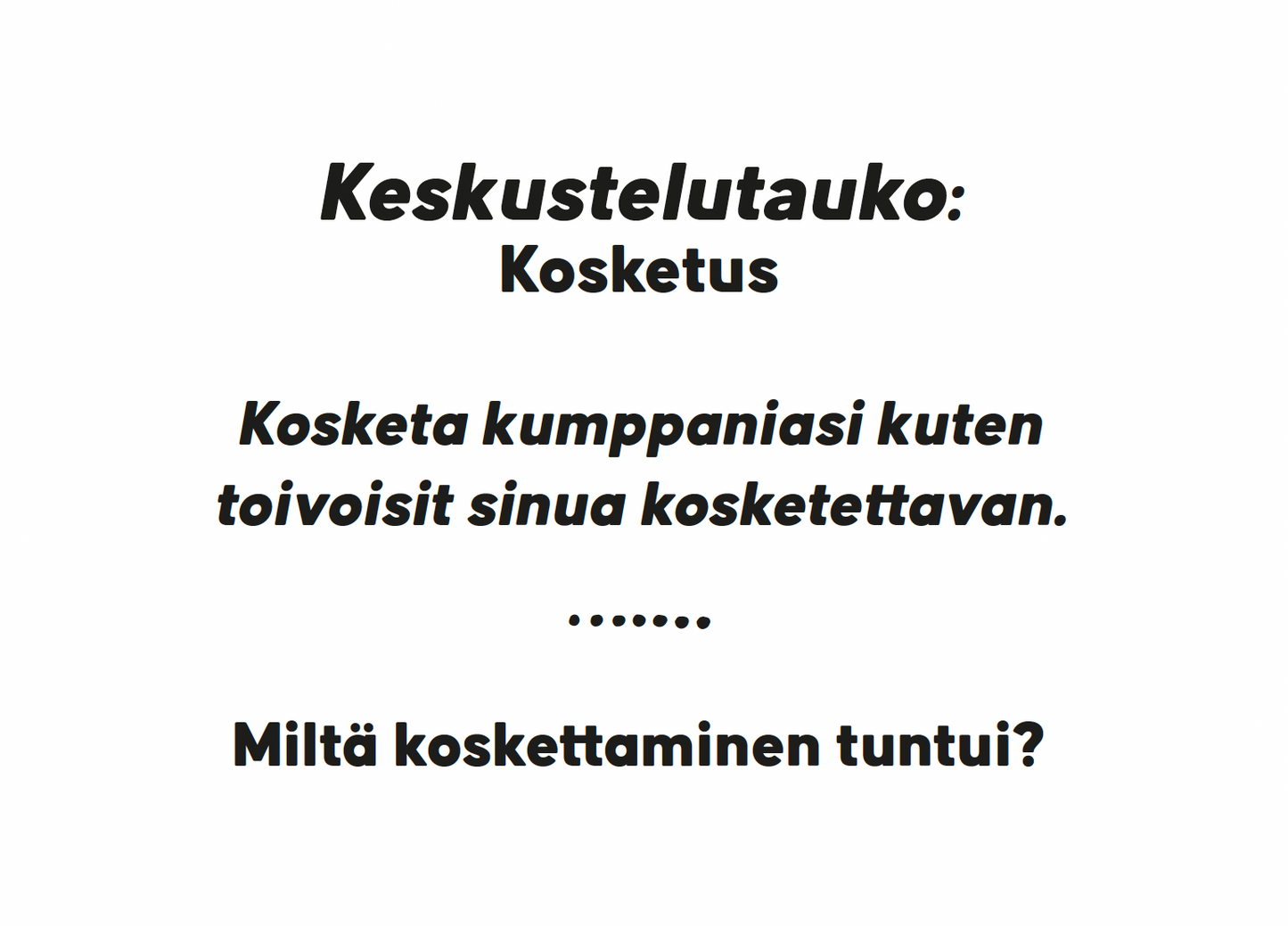 Hidasta Elämää Parisuhteen Keskustelukortit - Läheisyys ja Seksi-Hidasta Elämää-Hyvinvoinnin Tavaratalo