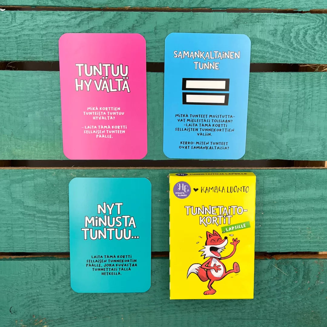 Hidasta Elämää Tunnetaitokortit Lapsille-Hidasta Elämää-Hyvinvoinnin Tavaratalo