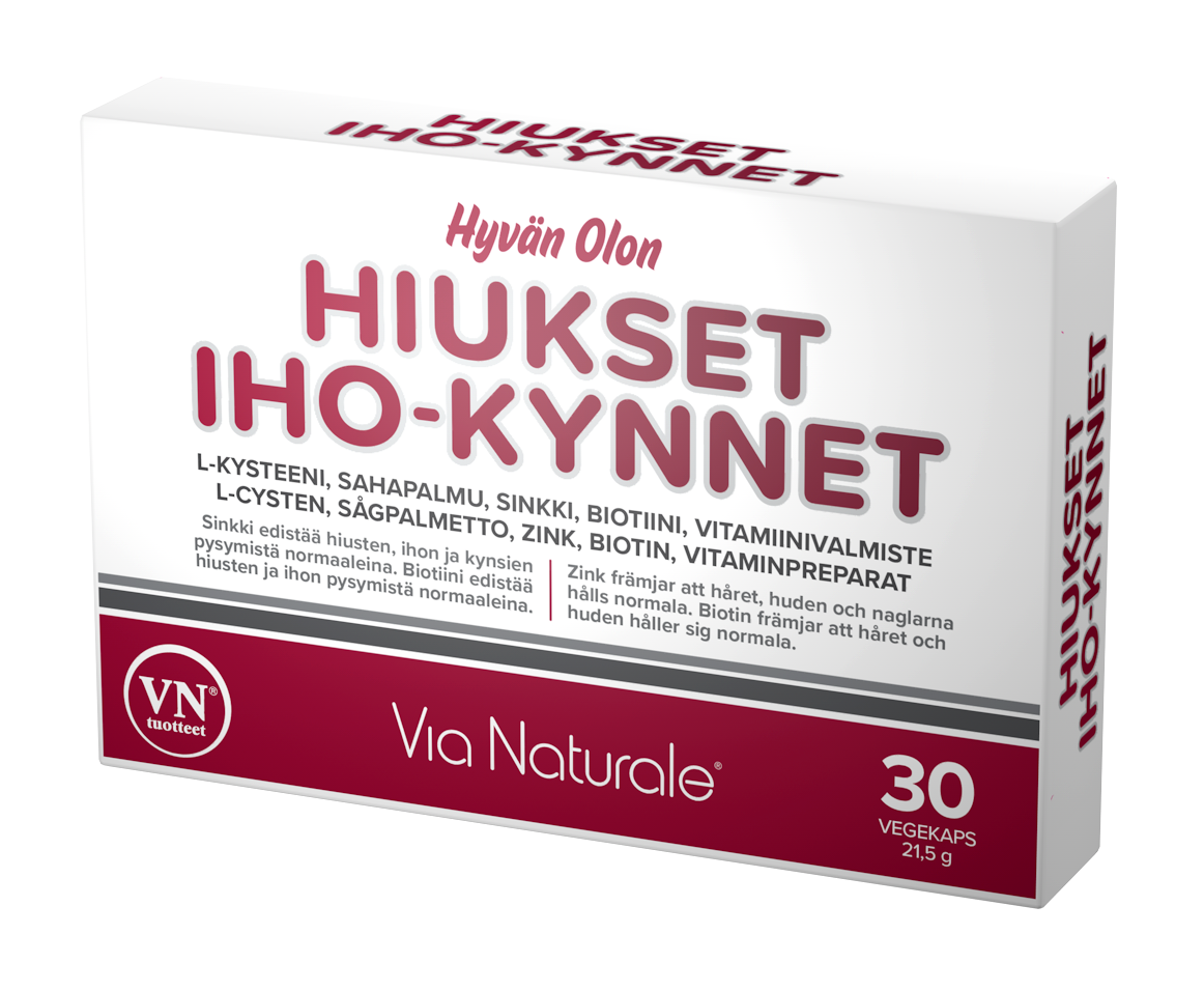 Hyvän Olon Hiukset - Iho - Kynnet-Via Naturale-Hyvinvoinnin Tavaratalo